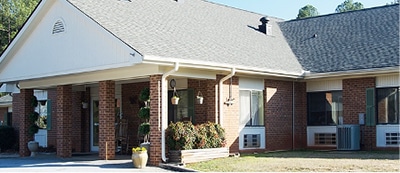 Exterior shot of McCormick Rehabilitation and Healthcare Center